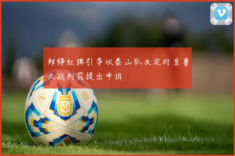 郑铮红牌引争议泰山队决定对京鲁大战判罚提出申诉